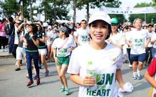 Mỹ Linh chạy bộ gây quỹ cho trẻ em nghèo bệnh tim bẩm sinh