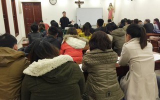 Mục sở thị buổi học giáo lý hôn nhân ở nhà thờ Hàm Long