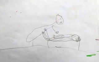 Sốc: Bé gái 5 tuổi vẽ lại cảnh mình bị xâm hại tình dục