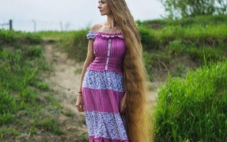 Mái tóc 1,8 mét của “Công chúa tóc mây” 