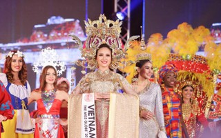 Đỗ Trần Khánh Ngân đăng quang Miss Globe 2017