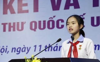 Nữ sinh Việt Nam đoạt giải Ba cuộc thi viết thư quốc tế UPU