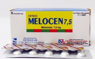 Thuốc trị khớp Ceteco Melocen 7,5 của Công ty Dược phẩm TƯ 3 bị thu hồi