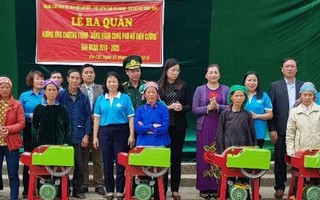 Ra quân 'Đồng hành cùng phụ nữ biên cương' ở Hà Giang
