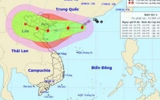 Bão số 3 càng gần đất liền càng mạnh thêm