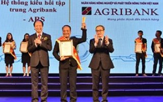 Agribank được vinh danh tại 2 hạng mục Giải thưởng Sao Khuê 2019