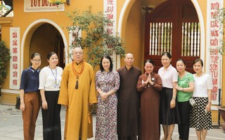 Hội LHPNVN chúc mừng Giáo hội Phật Giáo Việt Nam mùa Phật đản 2018