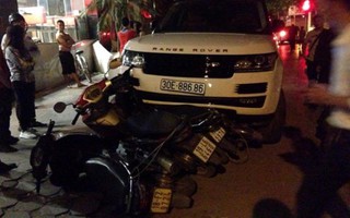 Trộm xe sang Range Rover, gây tai nạn liên hoàn ở Hà Nội