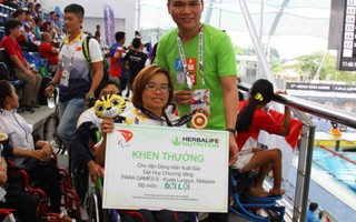 Vi Thị Hằng đoạt HCV đầu tiên cho Việt Nam tại ASEAN Para Games 2017