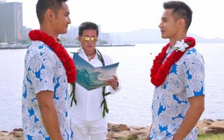 Hồ Vĩnh Khoa đến Hawaii kết hôn cùng bạn trai