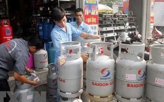 Giá gas ở các tỉnh, thành phía Nam tăng 2.000 đồng với bình 12kg