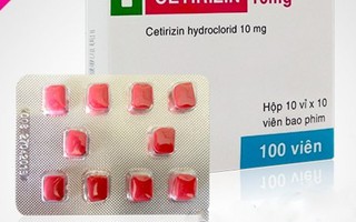 Không đạt chất lượng, 4 lô thuốc kháng sinh cetirizine tablets 10mg bị thu hồi