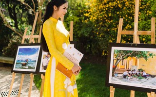Hoa hậu Ngọc Hân sang Pháp dự 'Diễn đàn người Việt có tầm ảnh hưởng'