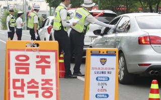 Hàn Quốc: Số vụ tai nạn do lái xe uống rượu giảm sau khi sửa đổi luật