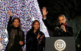 Noel cuối cùng của gia đình Obama ở Nhà Trắng