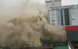 Cháy lớn ở khách sạn Avatar Nghệ An