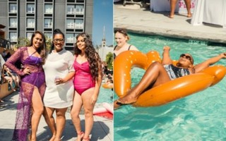Tiệc bể bơi thu hút hơn 200 phụ nữ béo