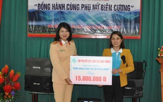 Hội Phụ nữ Cục CSGT 'Đồng hành cùng phụ nữ biên cương' Lạng Sơn
