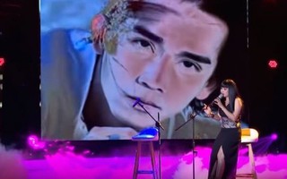 Phương Thanh khóc nức nở khi hát với cố ca sĩ Minh Thuận