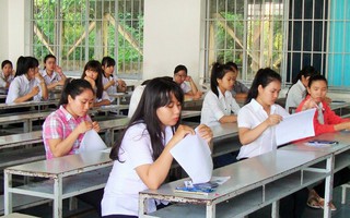 Bình Thuận: Nghi lộ đề, toàn bộ học sinh THPT khối 12 dừng thi môn Ngữ văn