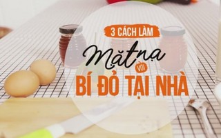 Quá đơn giản để chế mặt nạ bí đỏ dưỡng da