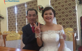 Đám cưới hạnh phúc của cô dâu trẻ với chàng trai xứ Hàn