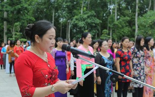 150 nữ điển hình tiên tiến làm Lễ báo công dâng Bác