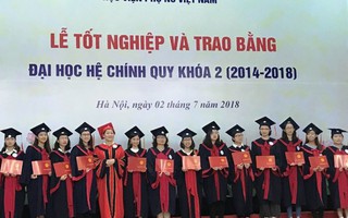 Trao bằng tốt nghiệp cho 174 tân cử nhân Học viện Phụ nữ Việt Nam