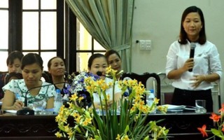 Tập huấn cho 40 nữ ứng viên ĐBQH các tỉnh Bắc Trung Bộ