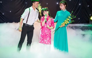 Trang Nhung sát cánh cùng con gái trong chương trình hát từ thiện 