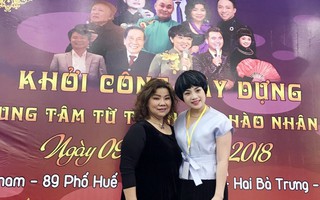 NSND Thanh Hoa, Ngọc Khuê cùng sáng lập Trung tâm từ thiện Văn hào Nhân sĩ