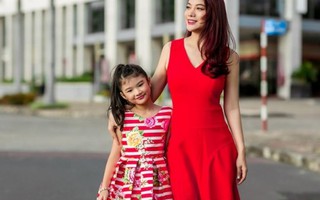 Trương Ngọc Ánh cùng con gái sành điệu dạo phố