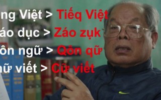 PGS Bùi Hiền tiếp tục công bố đề án cải cách tiếng Việt phần 2
