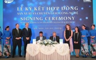 Pfizer ký kết thỏa thuận chuyển giao công nghệ với Medochemie