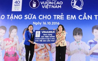 Trao tặng 87.000 ly sữa cho trẻ em Cần Thơ
