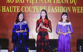 Áo dài Việt trình diễn mở màn Tuần lễ thời trang ở Paris