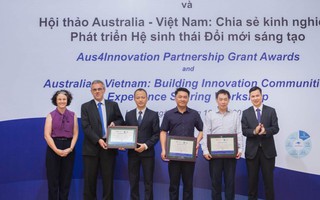 3 dự án đoạt giải thưởng Đối tác Đổi mới Sáng tạo Aus4Innovation