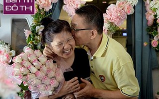 Kỷ niệm 30 năm ngày cưới trên chuyến bay đến Sài Gòn
