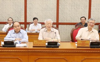 Tổng Bí thư Nguyễn Phú Trọng chủ trì họp Bộ Chính trị định kỳ