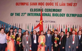 Nữ sinh giành HCV Olympic Sinh học quốc tế