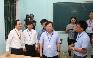 Bộ trưởng Phùng Xuân Nhạ đề nghị người dân cùng giám sát kỳ thi THPT Quốc gia
