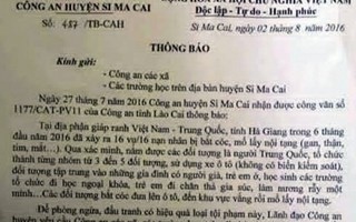 Lãnh đạo công an Si Ma Cai nhận sai vụ cảnh báo bắt cóc, lấy nội tạng