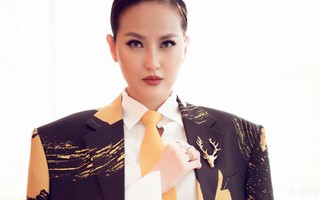 Hoa hậu Khánh Ngân cá tính với thời trang phong cách quý ông