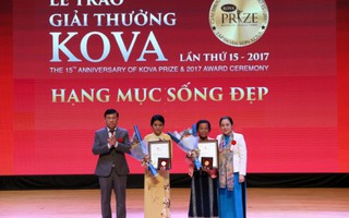 Giải thưởng KOVA Sống đẹp vinh danh các cô giáo cứu trẻ thoát lũ