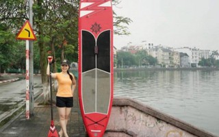 Ván lướt sóng, thú vui giải trí mới của người Hà Nội