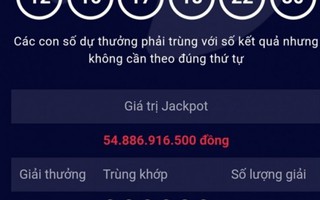 4/5 chuỗi số trúng Jackpot bạc tỉ được quay vào Chủ nhật