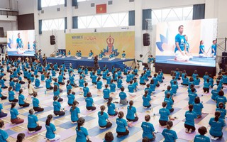 TPHCM: Ấn tượng 700 người tham gia đồng diễn Yoga