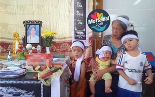 Hà Tĩnh: Mẹ mất vì tai nạn, 3 con thơ khóc ngặt