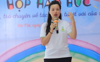 MC Minh Trang kêu gọi cha mẹ dùng sách để kéo trẻ khỏi iPad, ti vi