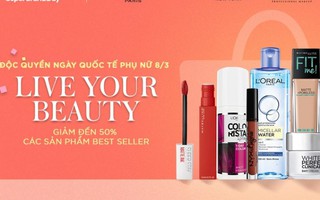 Shopee và L'Oréal ưu đãi tưng bừng chào mừng ngày 8/3 